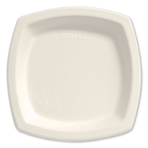 Bare Eco-forward Sugarcane Dinnerware, Plate, 8.3" Dia, Ivory, 125/pack