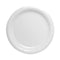 Bare Eco-forward Clay-coated Paper Dinnerware, Plate, 9" Dia, White, 500/carton