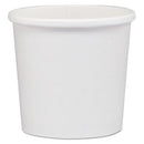 Flexstyle Double Poly Paper Containers, 12 Oz, 3.6" Diameter, White, Paper, 25/bag, 20 Bags/carton