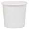 Flexstyle Double Poly Paper Containers, 12 Oz, 3.6" Diameter, White, Paper, 25/bag, 20 Bags/carton