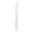 Impress Heavyweight Full-length Polystyrene Cutlery, Knife, White, 1,000/carton