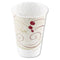 Symphony Design Wax-coated Paper Cold Cups, 7 Oz, Beige/white, 100/sleeve, 20 Sleeves/carton