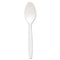 Regal Mediumweight Cutlery, Full-size, Teaspoon, White, 1000/carton