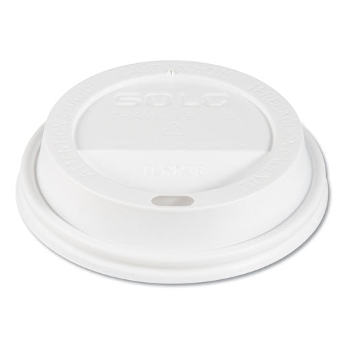 Traveler Cappuccino Style Dome Lid, Fits 10 Oz Cups, White, 100/pack, 10 Packs/carton