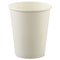 Uncoated Paper Cups, Hot Drink, 8 Oz, White, 1,000/carton