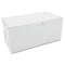 White One-piece Non-window Bakery Boxes, 4 X 9 X 5, White, Paper, 250/carton