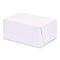 Bakery Boxes, Standard, 6 X 4.45 X 2.75, White, Paper, 250/carton