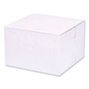 Bakery Boxes, Standard, 6 X 6 X 4, White, Paper, 250/carton