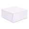 Bakery Boxes, Standard, 9 X 9 X 4, White, Paper, 200/carton