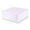 White One-piece Non-window Bakery Boxes, Standard, 10 X 10 X 4, White, Paper, 100/bundle