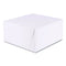 White One-piece Non-window Bakery Boxes, Standard, 10 X 10 X 5, White/kraft, Paper, 100/bundle