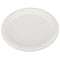 Champware Heavyweight Bagasse Dinnerware, Plate, 10" Dia, White, 500/carton