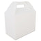 Carryout Barn Boxes, 10 Lb Capacity, 8.88 X 5 X 6.75, White, Paper, 150/carton