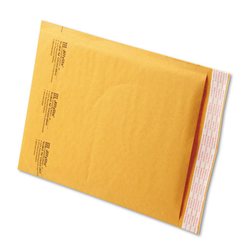 Jiffylite Self-seal Bubble Mailer, #2, Barrier Bubble Air Cell Cushion, Self-adhesive Closure, 8.5 X 12, Brown Kraft, 100/ct