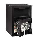 Digital Depository Safe, Extra Large, 1.3 Cu Ft, 14w X 15.6d X 24h, Black