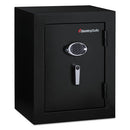 Executive Fire-safe, 3.4 Cu Ft, 21.75w X 19d X 27.75h, Black