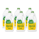 Natural Automatic Dishwasher Gel, Lemon, 42 Oz Bottle, 6/carton