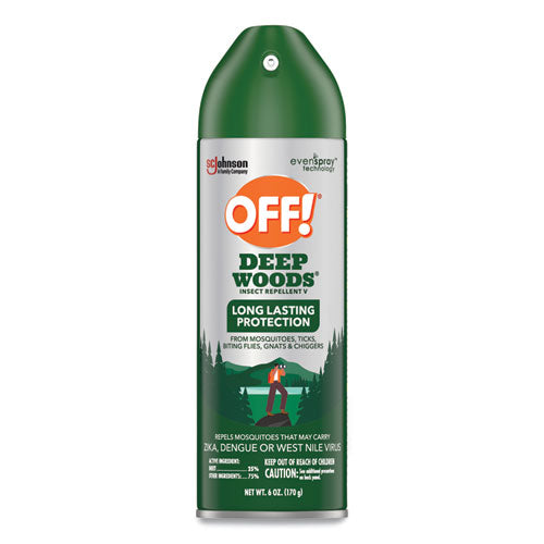 Deep Woods Insect Repellent, 6 Oz Aerosol Spray, 12/carton