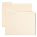 Manila File Folders, 1/3-cut Tabs: Left Position, Letter Size, 0.75" Expansion, Manila, 100/box