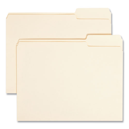 Manila File Folders, 1/3-cut Tabs: Right Position, Letter Size, 0.75" Expansion, Manila, 100/box