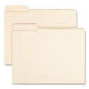 Reinforced Tab Manila File Folders, 1/3-cut Tabs: Left Position, Letter Size, 0.75" Expansion, 11-pt Manila, 100/box