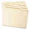 Top Tab File Folders With Antimicrobial Product Protection, 1/3-cut Tabs: Assorted, Letter, 0.75" Expansion, Manila, 100/box