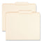 Reinforced Guide Height File Folders, 2/5-cut Tabs: Right Of Center Position, Letter Size, 0.75" Expansion, Manila, 100/box