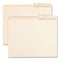 Reinforced Guide Height File Folders, 2/5-cut Printed Tabs: Right Position, Letter Size, 0.75" Expansion, Manila, 100/box