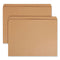 Heavyweight Kraft File Folder, Straight Tabs, Letter Size, 0.75" Expansion, 11-pt Kraft, Brown, 100/box