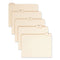 Indexed File Folder Sets, 1/5-cut Prelabeled Tabs: A To Z, Letter Size, 0.75" Expansion, Manila, 25/set