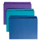 Supertab Organizer Folder, 1/3-cut Tabs: Assorted, Letter Size, 0.75" Expansion, Assorted Colors, 3/pack