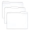 Reinforced Top Tab Colored File Folders, 1/3-cut Tabs: Assorted, Letter Size, 0.75" Expansion, White, 100/box