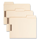 Supertab Reinforced Guide Height Fastener Folders, 11-pt Manila, 0.75" Expansion, 2 Fasteners, Letter Size, Manila, 50/box