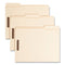 Top Tab Fastener Folders, 1/3-cut Tabs: Assorted, 0.75" Expansion, 2 Fasteners, Letter Size, Manila Exterior, 50/box