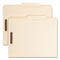 Top Tab Fastener Folders, 1/3-cut Tabs: Right, 0.75" Expansion, 2 Fasteners, Letter Size, Manila Exterior, 50/box