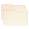 Manila File Folders, 1/2-cut Tabs: Assorted, Legal Size, 0.75" Expansion, Manila, 100/box