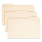 Manila File Folders, 1/3-cut Tabs: Assorted, Legal Size, 0.75" Expansion, Manila, 100/box