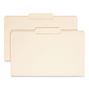 Manila File Folders, 1/3-cut Tabs: Center Position, Legal Size, 0.75" Expansion, Manila, 100/box