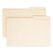 Reinforced Guide Height File Folders, 2/5-cut Tabs: Right Position, Legal Size, 0.75" Expansion, Manila, 100/box