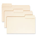 Supertab Top Tab File Folders, 1/3-cut Tabs: Assorted, Legal Size, 0.75" Expansion, 14-pt Manila, 50/box