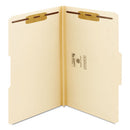 Top Tab Manila Expansion Fastener Folders, 1.5" Expansion, 2 Fasteners, Legal Size, Manila Exterior, 50/box