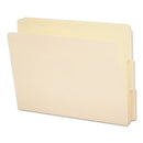 End Tab File Folder, 1/3-cut Tabs: Assorted, Letter Size, 0.75" Expansion, Manila, 100/box