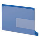 Colored Poly Out Guides With Pockets, 1/3-cut End Tab, Out, 8.5 X 11, Blue, 25/box