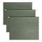 Tuff Hanging Folders With Easy Slide Tab, Letter Size, 1/3-cut Tabs, Standard Green, 20/box