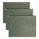 Hanging Folders, Letter Size, 1/5-cut Tabs, Standard Green, 25/box