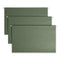 Hanging Folders, Legal Size, 1/5-cut Tabs, Standard Green, 25/box