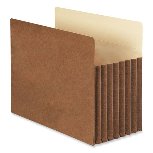 Redrope Tuff Pocket Drop-front File Pockets With Fully Lined Gussets, 7" Expansion, Letter Size, Redrope, 5/box