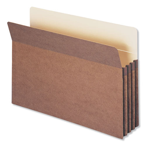 Redrope Drop Front File Pockets, 3.5" Expansion, Legal Size, Redrope, 25/box