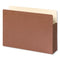 Redrope Drop-front File Pockets With Fully Lined Gussets, 3.5" Expansion, Legal Size, Redrope, 10/box