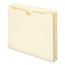 Manila File Jackets, 2-ply Straight Tab, Letter Size, Manila, 50/box